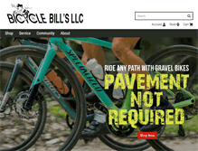 Tablet Screenshot of bicyclebills.com